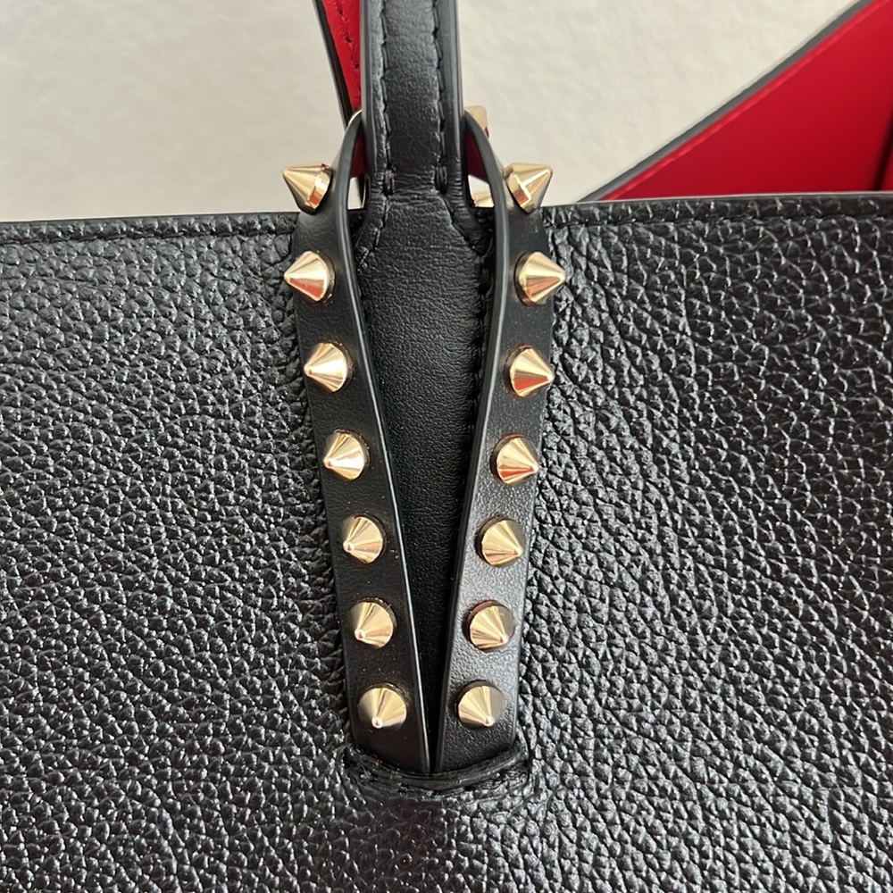 🔺Christian Louboutin🔺Large Cabata Leopard Ombré Leather Print Tote - Picture 6 of 16
